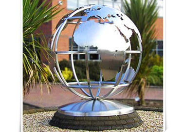 Goede prijs. Van de de Bolkaart van de metaalwereld het Roestvrije staalbeeldhouwwerk voor Openbare Decoratie online