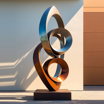 Goede prijs. Decoratie Roestvrij Staal Combineer met Roestvrijstalen Cirkel Sculptuur online