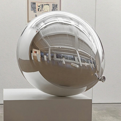 Goede prijs. Moderne Interieur Galerie Kunst Decor Gepolijste Roestvrijstalen Ballon Sculptuur Gemaakt door Sculpture Factory online
