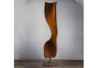 Goede prijs. Abstract Roestig het Staalbeeldhouwwerk van Metaalcorten voor Binnenhuisdecor online