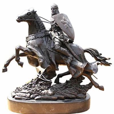 Goede prijs. Custom Riding Garden Art Metal Decor Bronze Copper Statue Steel Sculpture online