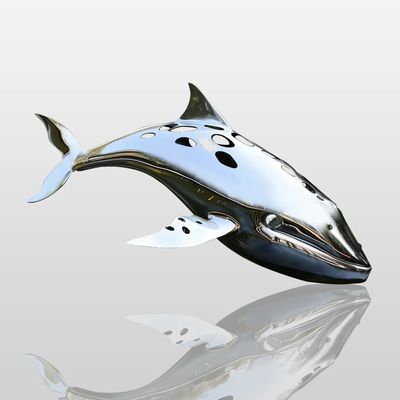 Goede prijs. Customized Hollow-Out Leaping Whale Art Statue, Outdoor Water Feature Centerpiece online