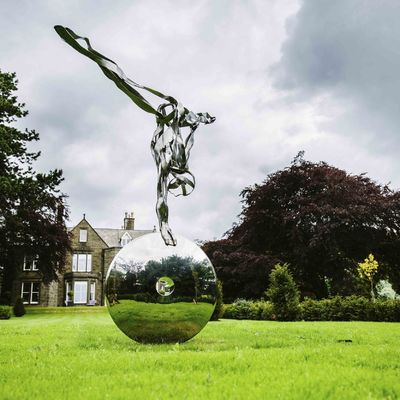 Goede prijs. Custom Landscape Modern Stainless Steel Statue for Decoration Exhibition online