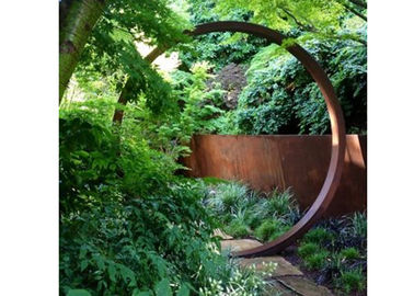 Goede prijs. Van de het Metaalkunst van de tuindecoratie van het Beeldhouwwerkcorten de het Staalringen beeldhouwen 200cm Dia online
