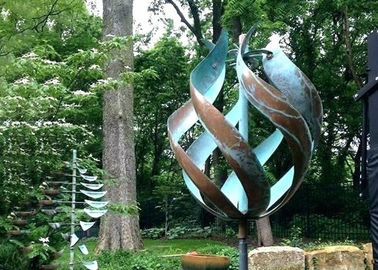 Goede prijs. Van het de Wind Kinetische Beeldhouwwerk van het tuinmetaal de Decoratieve Stabiliteit van de het Roestvrije staalcorrosie online