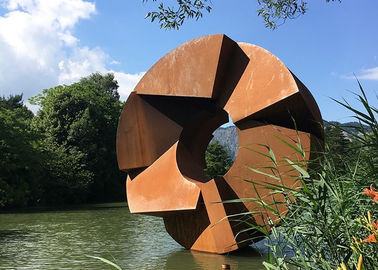 Goede prijs. Het Staalbeeldhouwwerk van smeedstukcorten, het Stedelijke Beeldhouwwerk van het Landschaps Roestige Metaal online