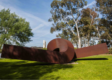 Goede prijs. Verdraaid van het het Staalbeeldhouwwerk van Corten van het Vorm Groot Decor van de het Metaaltuin de Kunstbeeldhouwwerk online