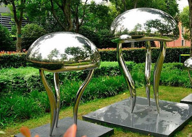 Goede prijs. Van het de Tuinlandschap van de douanegrootte van het het Roestvrije staalbeeldhouwwerk Dierlijk de Kwallenbeeldhouwwerk online