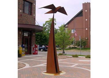 Goede prijs. Het grote Openlucht van het het Staal Abstracte Beeldhouwwerk van Kunst Decoratieve Corten Smeedstuk en het Afgietsel online