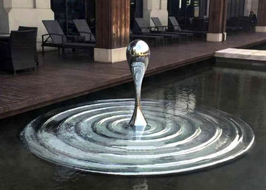 Goede prijs. Van het de Kunst de Moderne Roestvrije staal van de douanegrootte Daling van het het Beeldhouwwerkwater voor Waterpool online
