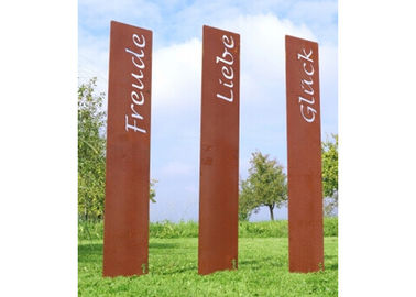 Openlucht het Staalembleem van Corten van de Decoratiedouane, Douaneembleem