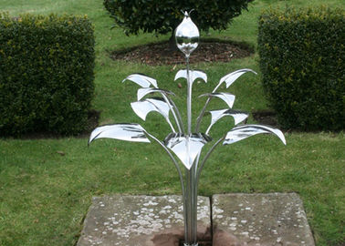 Goede prijs. Het moderne Openlucht van de het Beeldhouwwerkvervaardiging van het Kunstroestvrije staal Beeldhouwwerk van de de Tuinbloem online