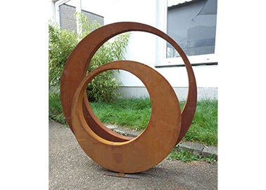 Goede prijs. Eigentijdse het Staal 3D Beeldhouwwerken van Corten van het Decoratiebeeldhouwwerk Openlucht online
