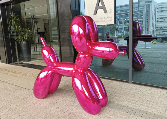 Goede prijs. 150cm het Hoge Nano Beeldhouwwerk van de de Ballonhond van het Deklaagroestvrije staal online