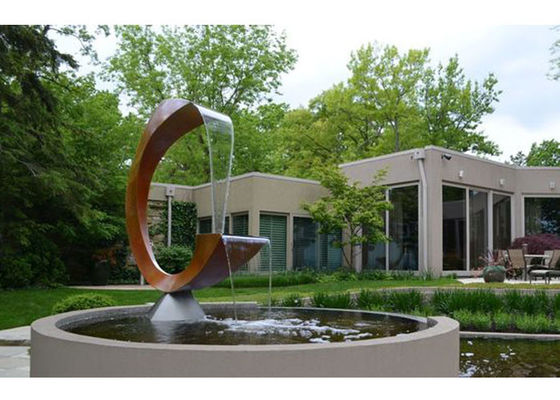 Moderne Openluchtrusty corten steel garden water-Eigenschap